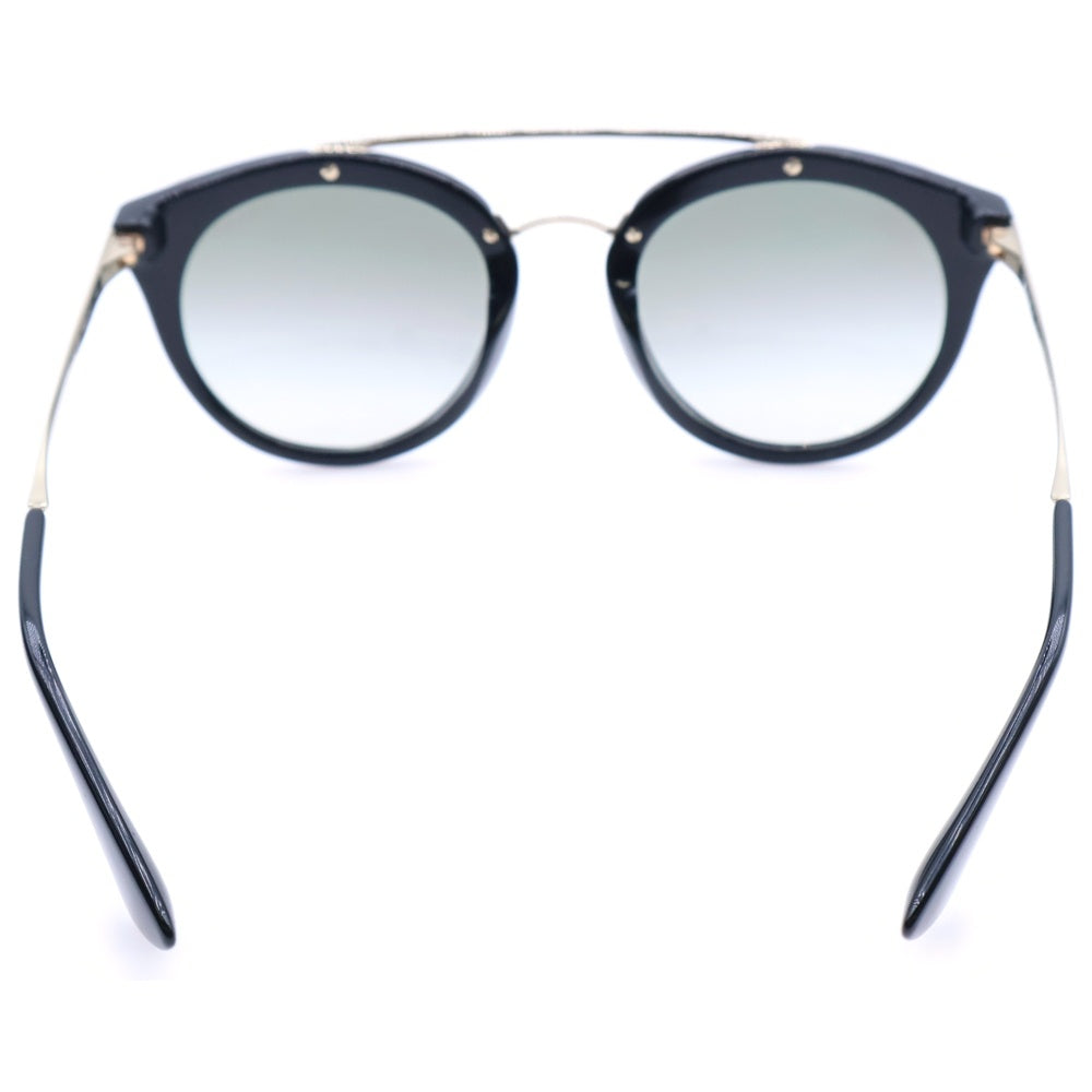 PRADA(プラダ) ダブルブリッジサングラス ブラックフレーム ゴールド金具 グリーンレンズ グラデーション PR23S-F
