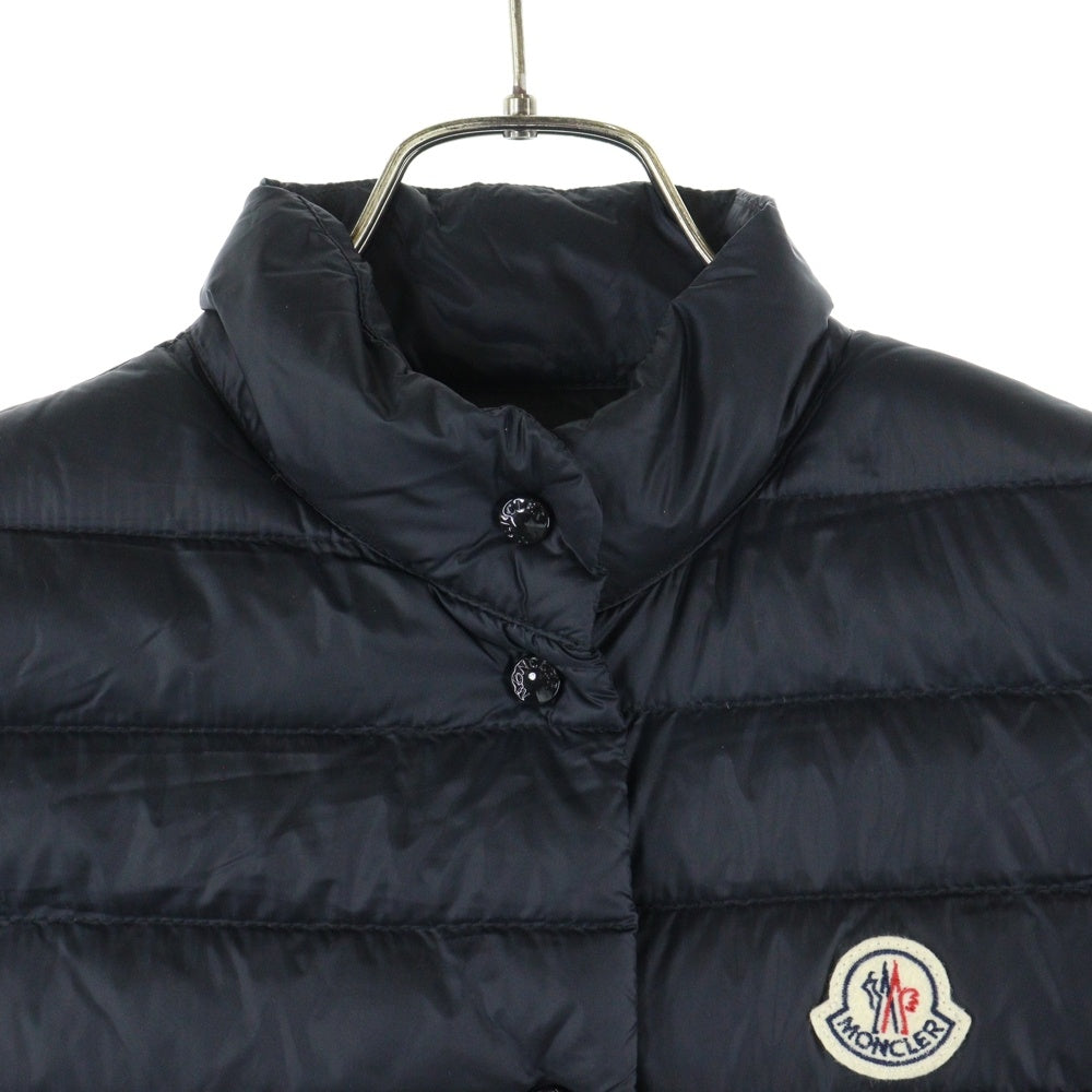 MONCLER(モンクレール) 19SS LIANE リアーネ ワッペンロゴ スナップボタン ライト ダウン ベスト ジレ ブラック E10934830399 53048