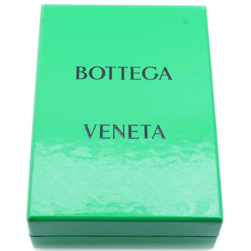 BOTTEGA VENETA(ボッテガヴェネタ) マキシイントレチャート カセット レザー コンパクトウォレット 三つ折り財布 ゴールド金具 ベージュ