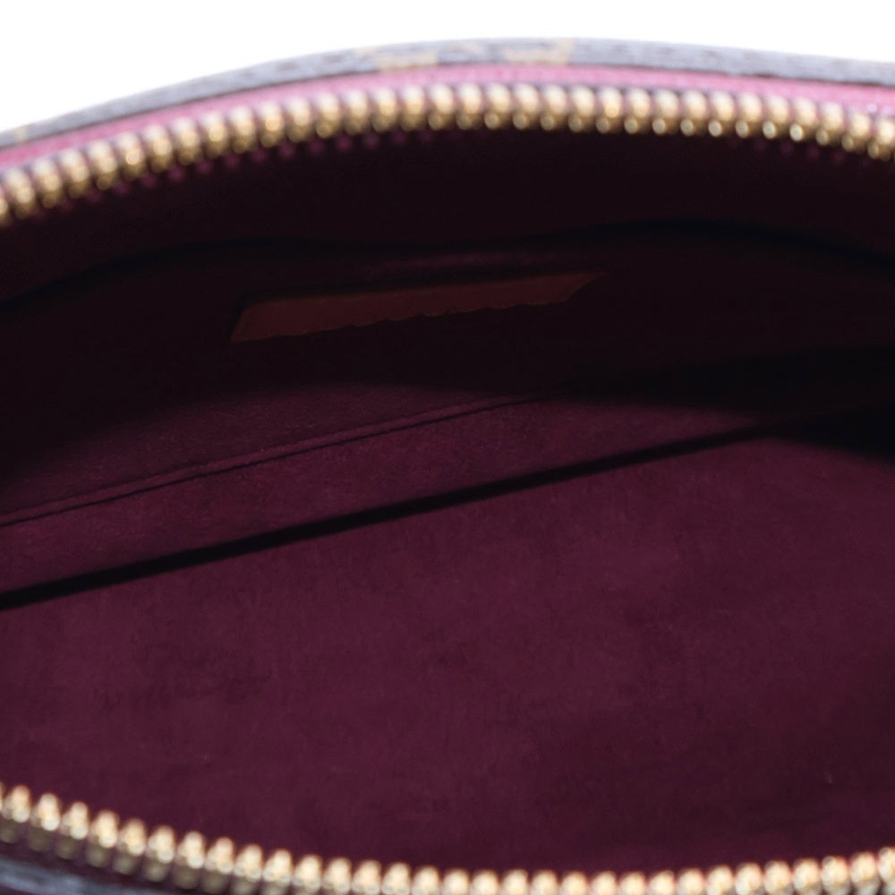 LOUIS VUITTON(ルイヴィトン) パラスBB モノグラム PVC レザー 2WAY ハンド ショルダーバッグ ゴールド金具 ブラウン/ボルドー M42961