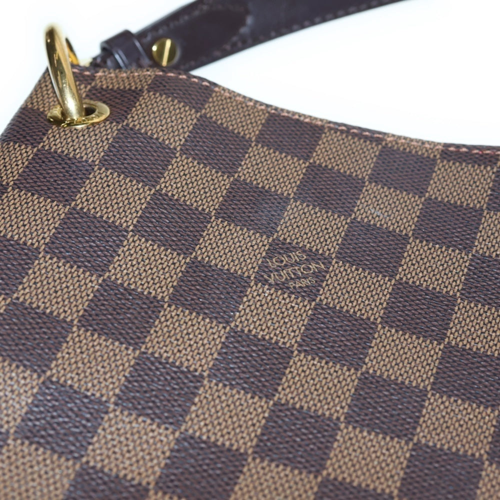 LOUIS VUITTON(ルイヴィトン) ダミエ グレースフルPM ハンドバッグ トートバッグ ワンショルダーバッグ ブラウン ゴールド金具 レザー×PVC N44044