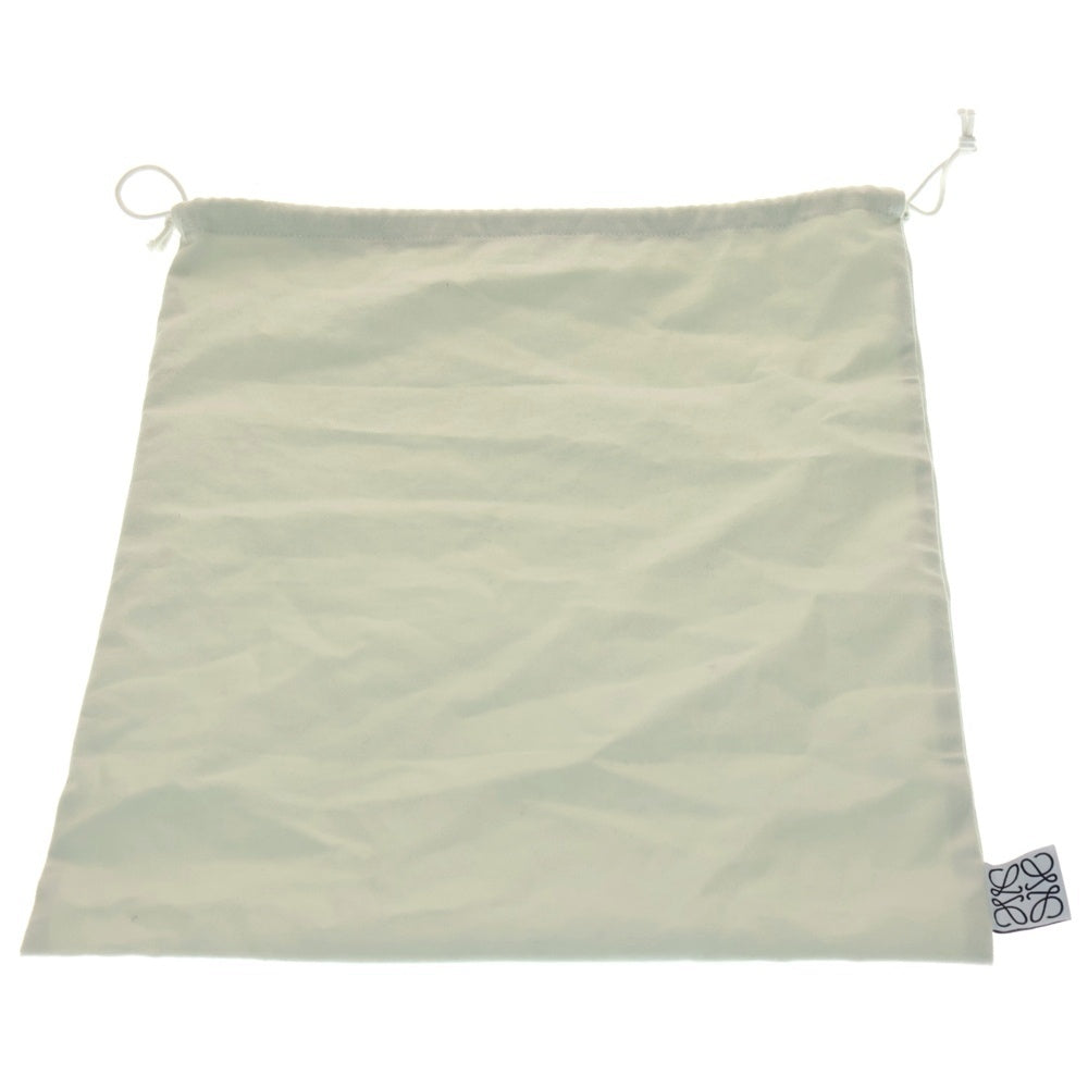 LOEWE(ロエベ) カゴバッグ ハンドバッグ ミニトートバッグ ブラウン×ベージュ ラフィア×レザー アナグラムレザーパッチ