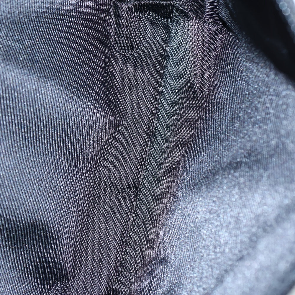 GUCCI(グッチ) GGキャンバス ワンショルダーバッグ ハンドバッグ ブラック×ネイビー レザー×キャンバス ゴールド金具 001・4158