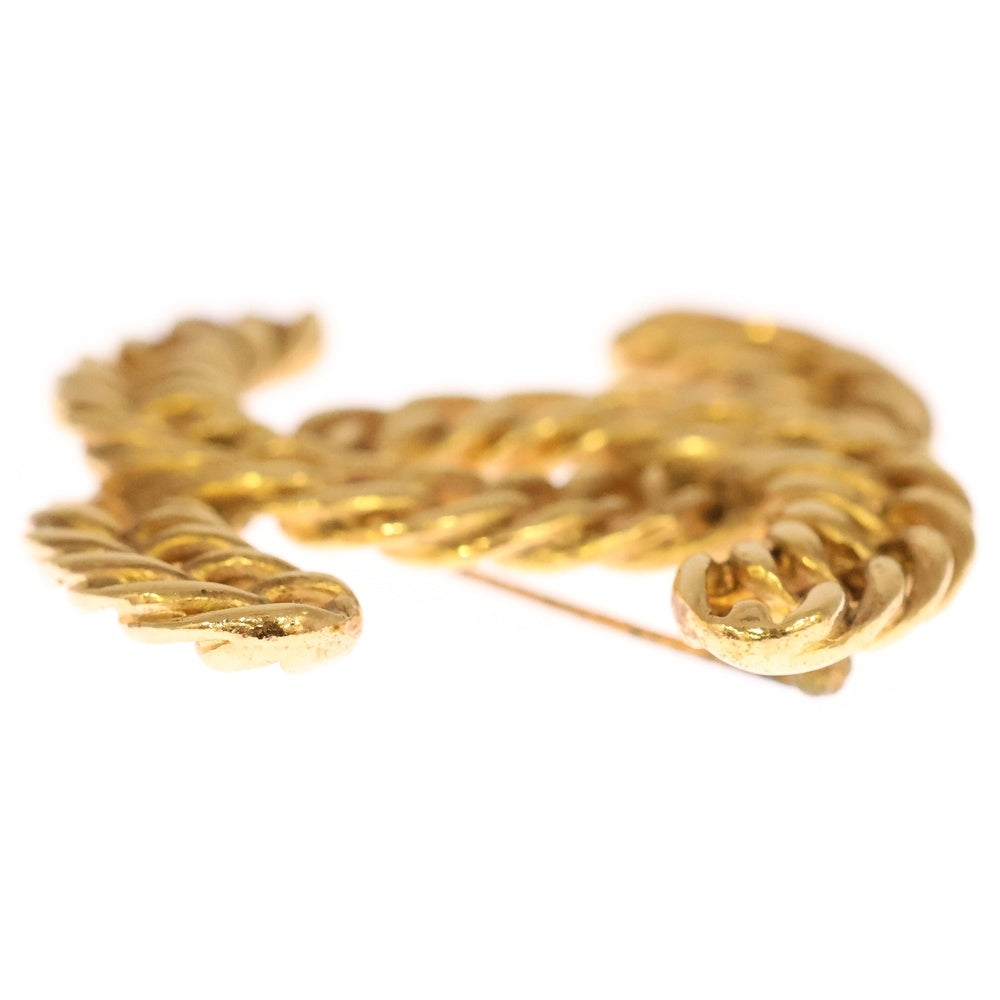 CHANEL(シャネル) ココマーク チェーン ブローチ ピンバッジ GP ゴールド