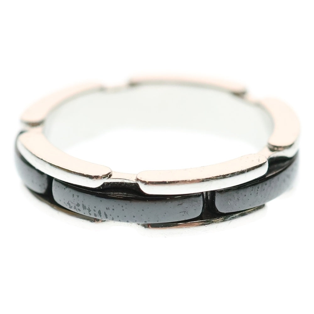 CHANEL(シャネル) ウルトラコレクション スモールリング 指輪 ブラック×シルバー 750WG/CE