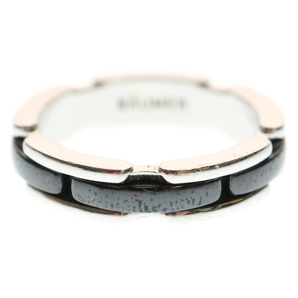 CHANEL(シャネル) ウルトラコレクション スモールリング 指輪 ブラック×シルバー 750WG/CE