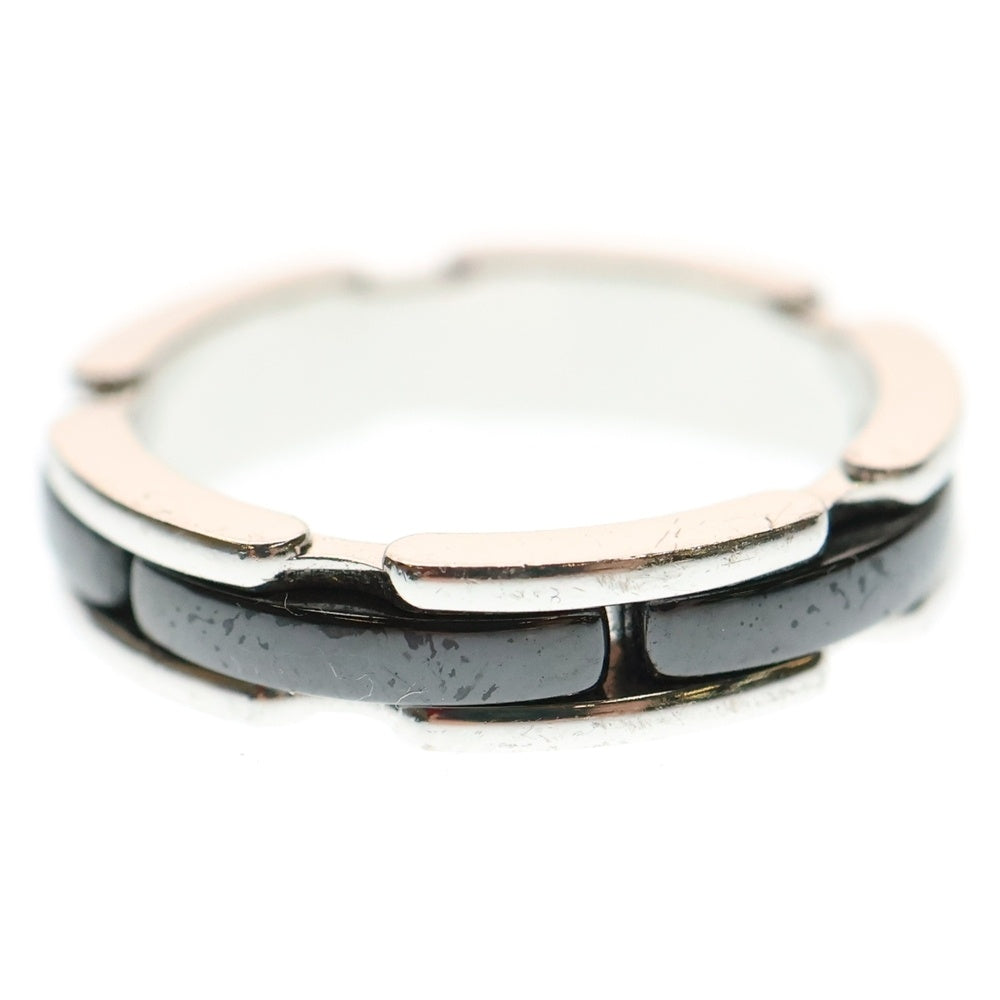 CHANEL(シャネル) ウルトラコレクション スモールリング 指輪 ブラック×シルバー 750WG/CE