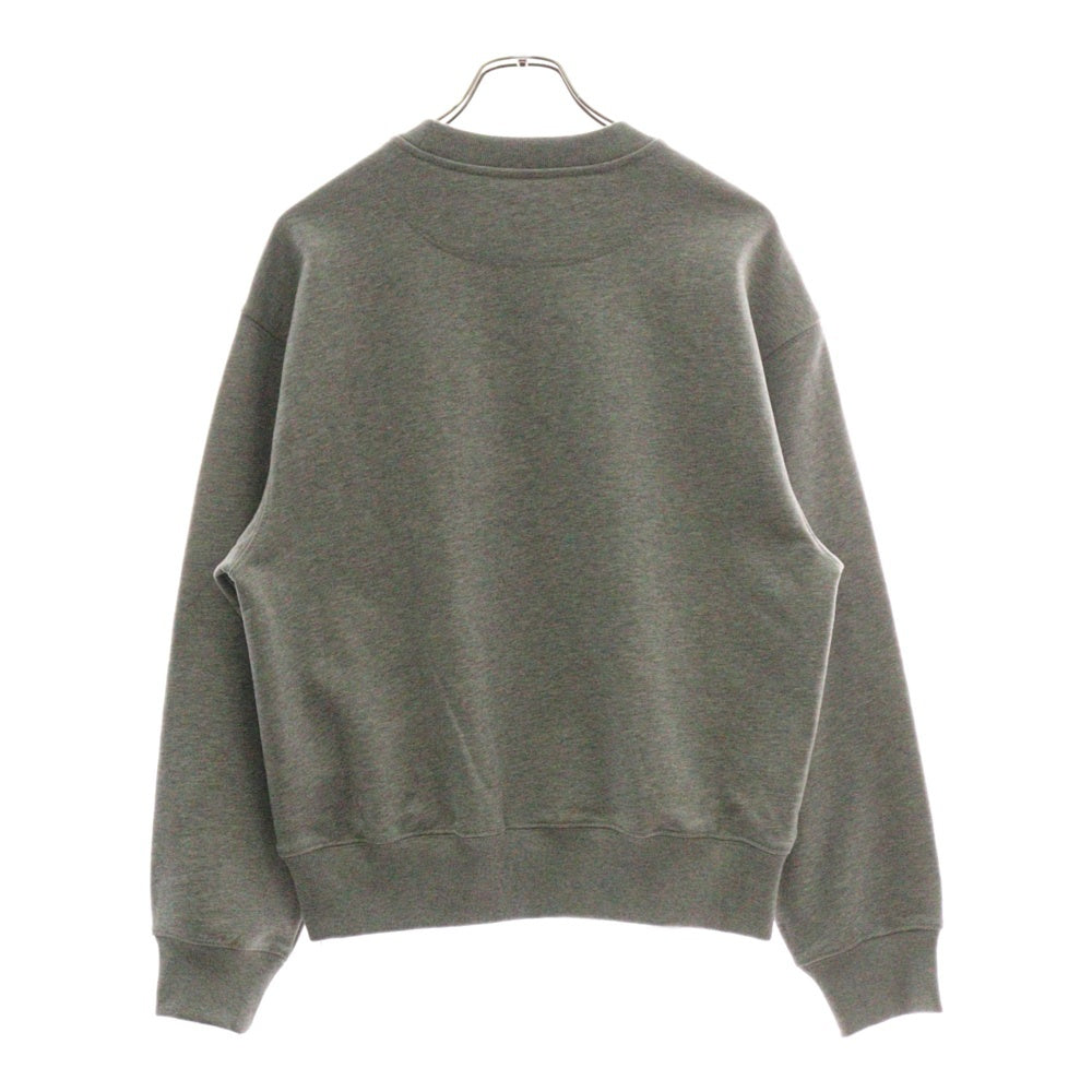 COACH(コーチ) スポーティー シグネチャー ワッペンロゴ クルーネック プルオーバースウェット トレーナー グレー CAH74