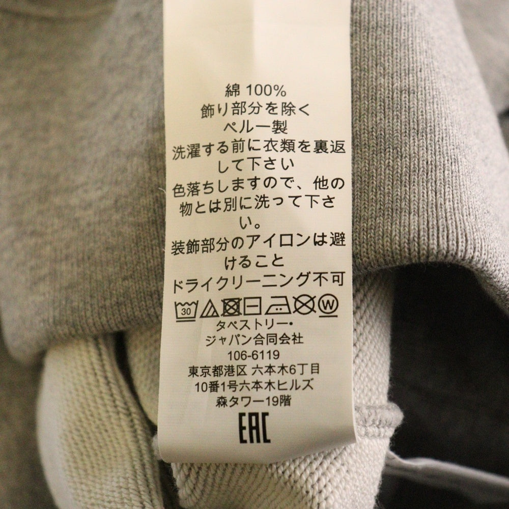 COACH(コーチ) スポーティー シグネチャー ワッペンロゴ クルーネック プルオーバースウェット トレーナー グレー CAH74