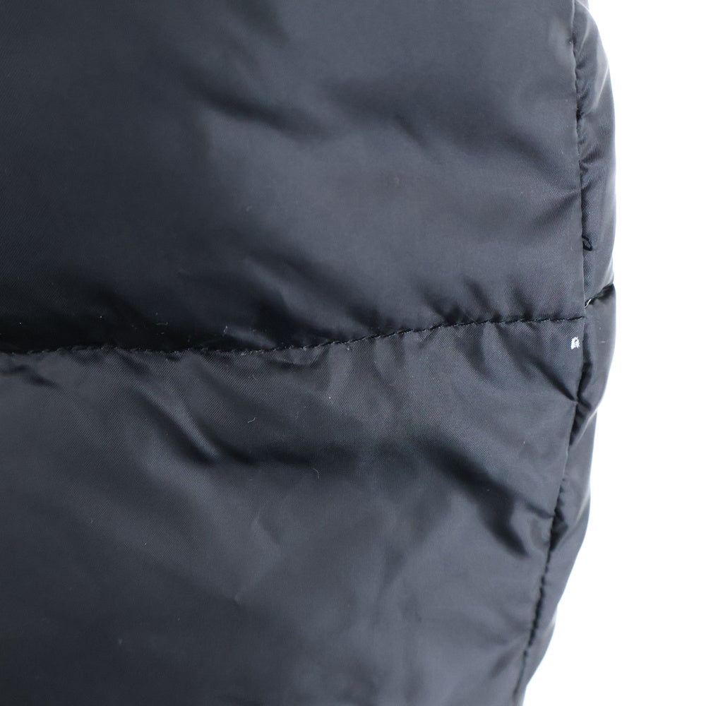 DIESEL(ディーゼル) ロゴ ナイロン フードダウンコート ブラック レディース