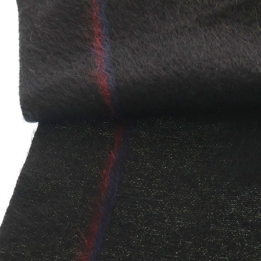 Christian Dior(クリスチャンディオール) ロゴ モヘア リバーシブル マフラー ホワイト