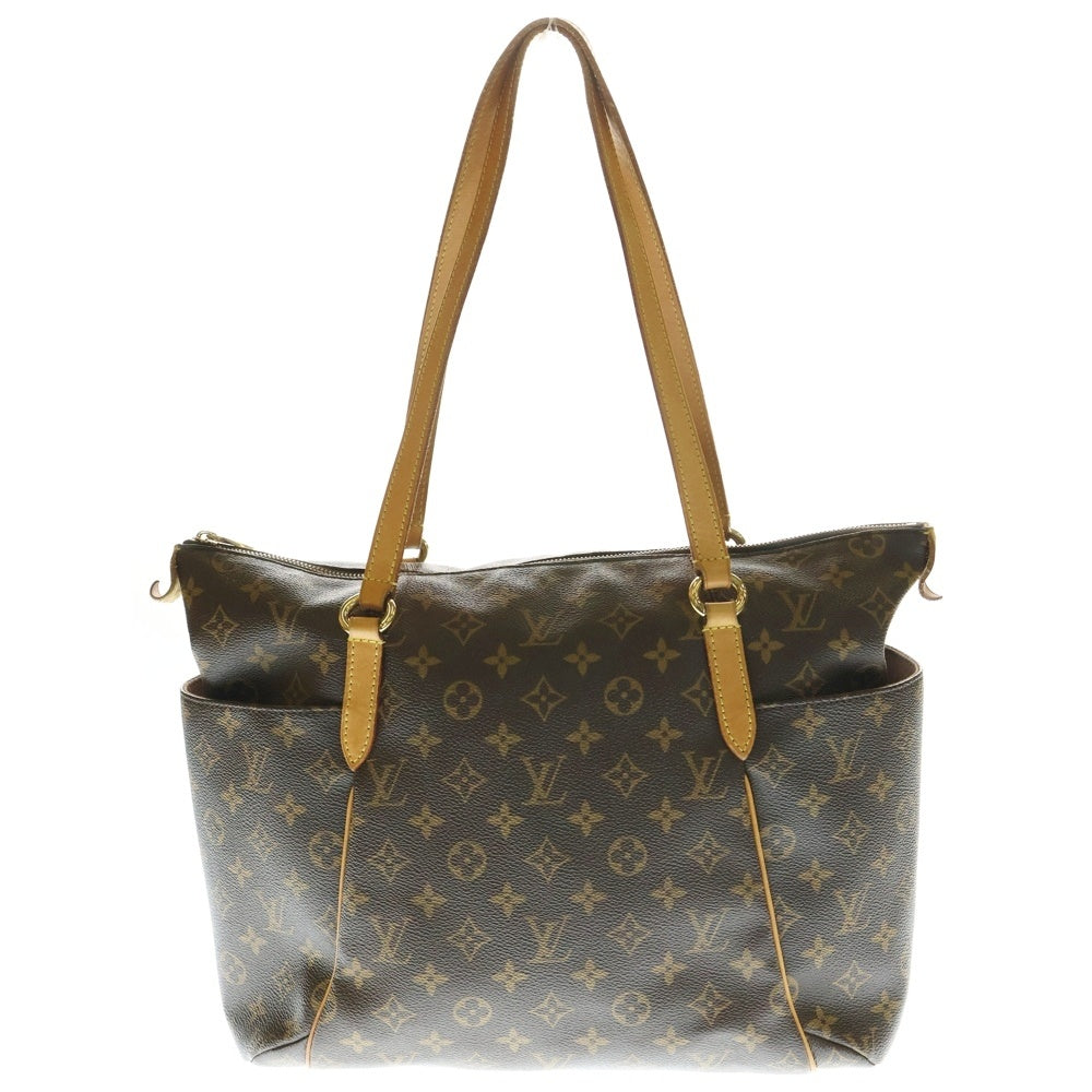 LOUIS VUITTON(ルイヴィトン) トータリーMM モノグラム PVC レザー ショルダー トートバッグ ゴールド金具 ブラウン M56689