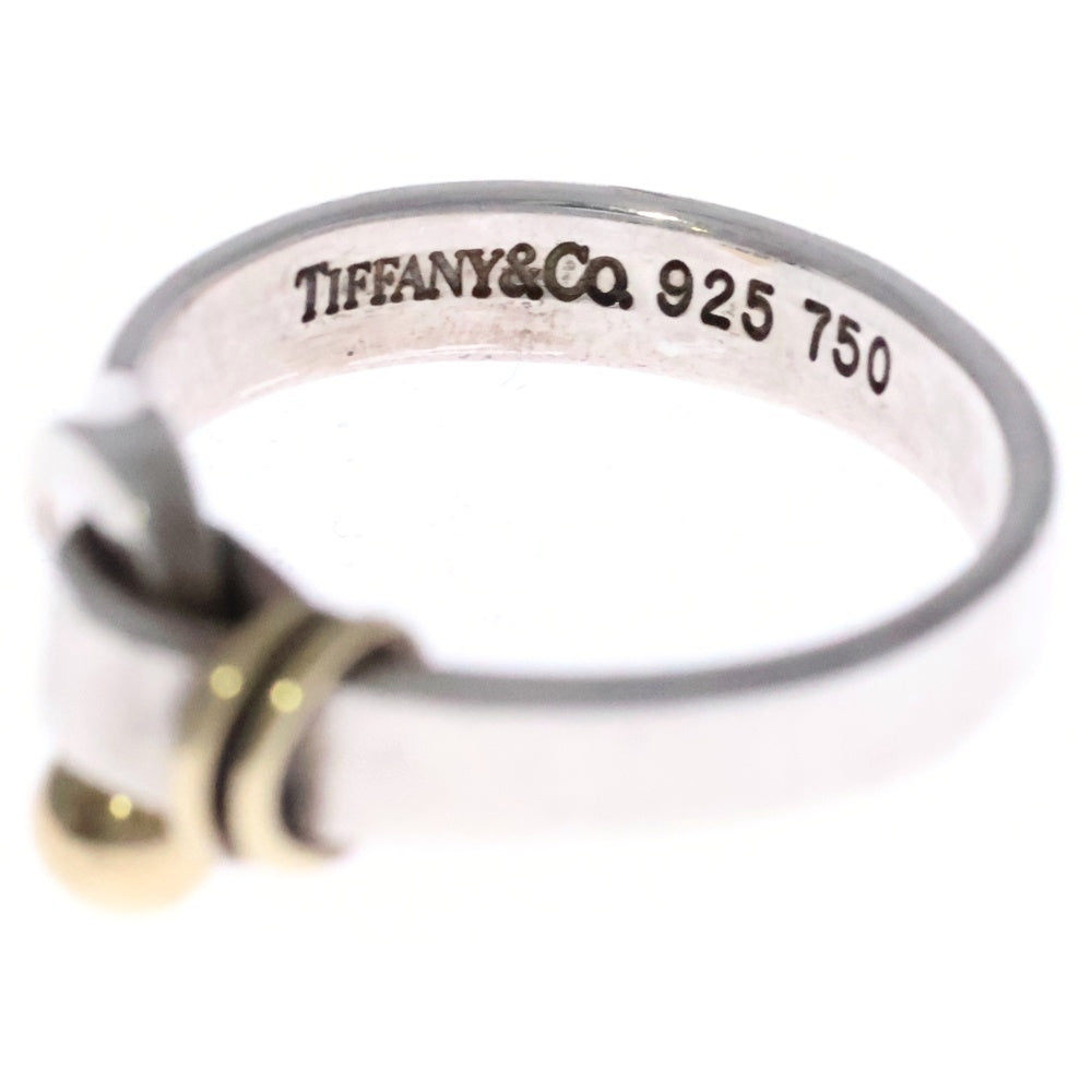 TIFFANY & Co.(ティファニー) フックアンドアイリング 指輪 925/750 シルバー