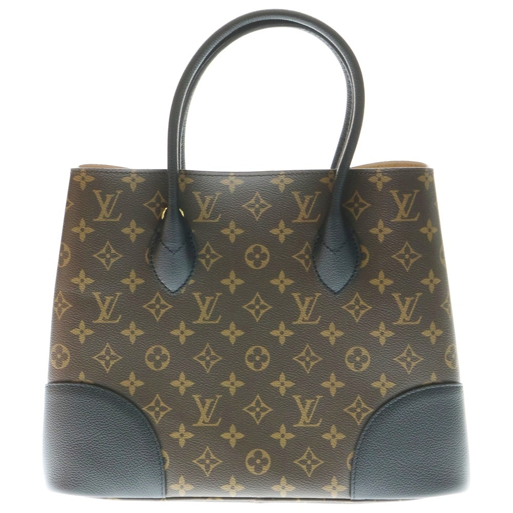 LOUIS VUITTON(ルイヴィトン) フランドリン モノグラム PVC レザー ハンド トートバッグ ゴールド金具 ブラウン/ブラック M41595