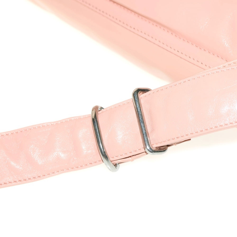 JIL SANDER(ジルサンダー) カンノーロ 2WAYバッグ ハンドバッグ ワンショルダーバッグ ピンク レザー シルバー金具