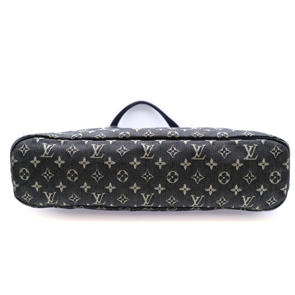 LOUIS VUITTON(ルイヴィトン) モノグラムミニ ルシーユPM レザー切替キャンバスハンドバッグ ブラック M92610