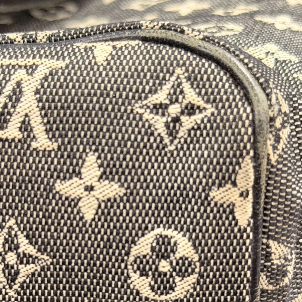LOUIS VUITTON(ルイヴィトン) モノグラムミニ ルシーユPM レザー切替キャンバスハンドバッグ ブラック M92610
