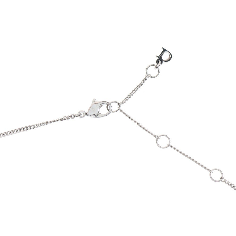 DIOR(ディオール) ベア くま ラインストーン ネックレス シルバー メタル アクセサリー