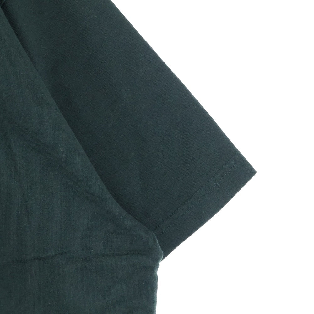 BALENCIAGA(バレンシアガ) ×adidas アディダス トレフォイル ロゴ刺繍 クルーネック オーバーサイズ 半袖Tシャツ カットソー グリーン 723976