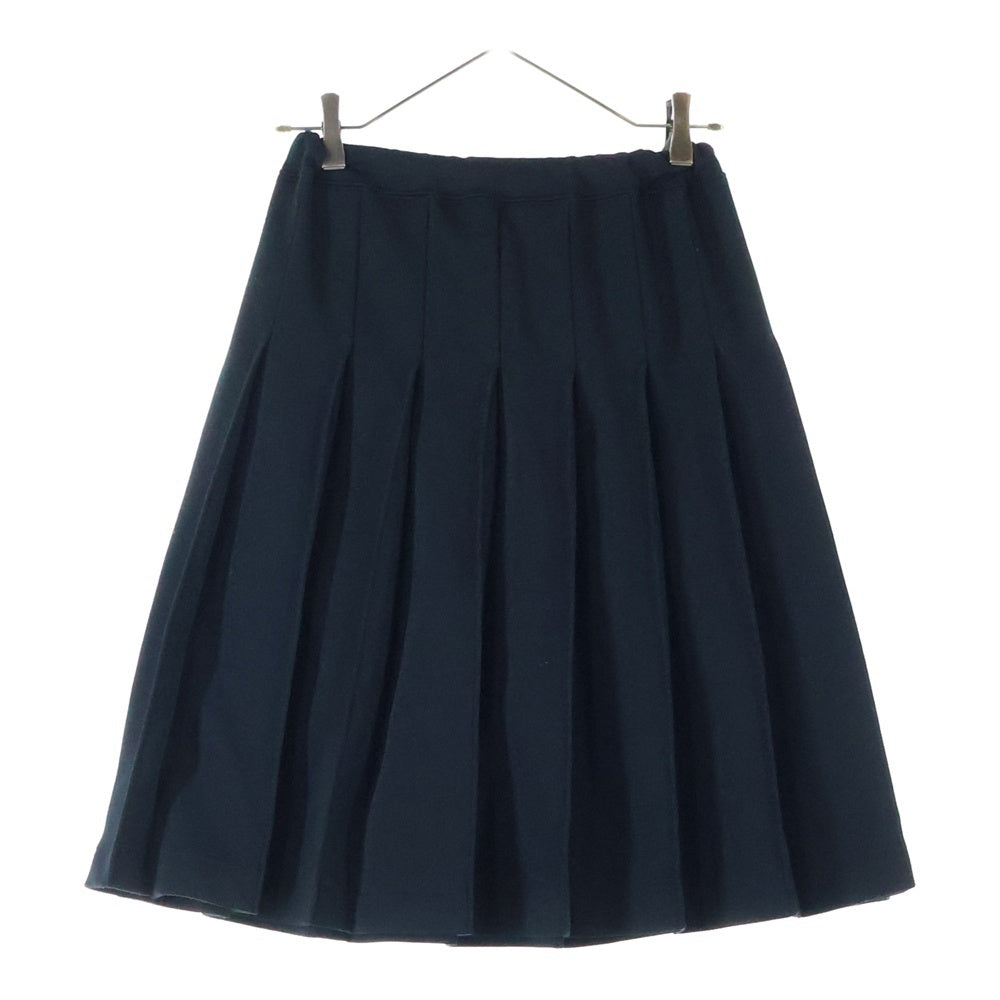 COMME des GARCONS(コムデギャルソン) 19SS スウェット ジャージー プリーツ ミディアム スカート ブラック レディース OI-T012