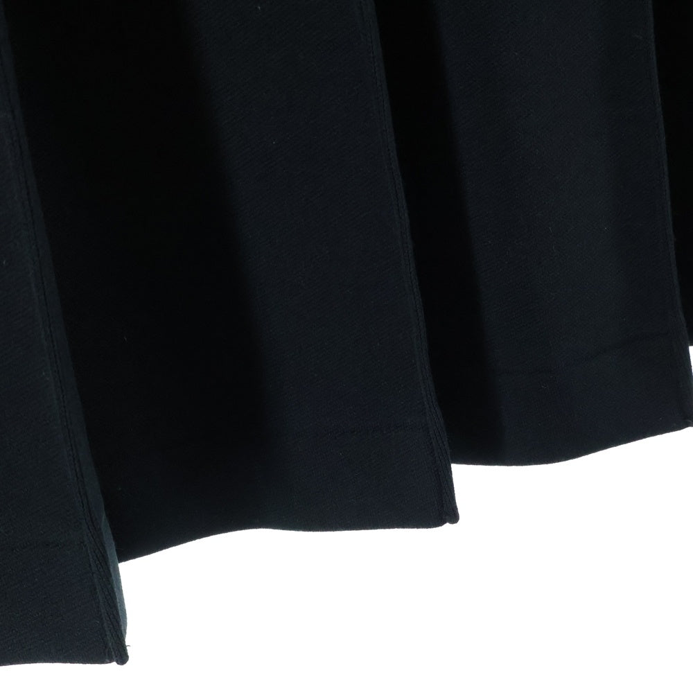 COMME des GARCONS(コムデギャルソン) 19SS スウェット ジャージー プリーツ ミディアム スカート ブラック レディース OI-T012