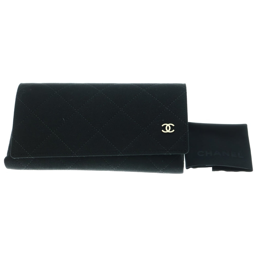 CHANEL(シャネル) キャッツアイシェイプ ラインストーン付ロゴテンプルサングラス アイウェア ブラック/イエロー 71668A