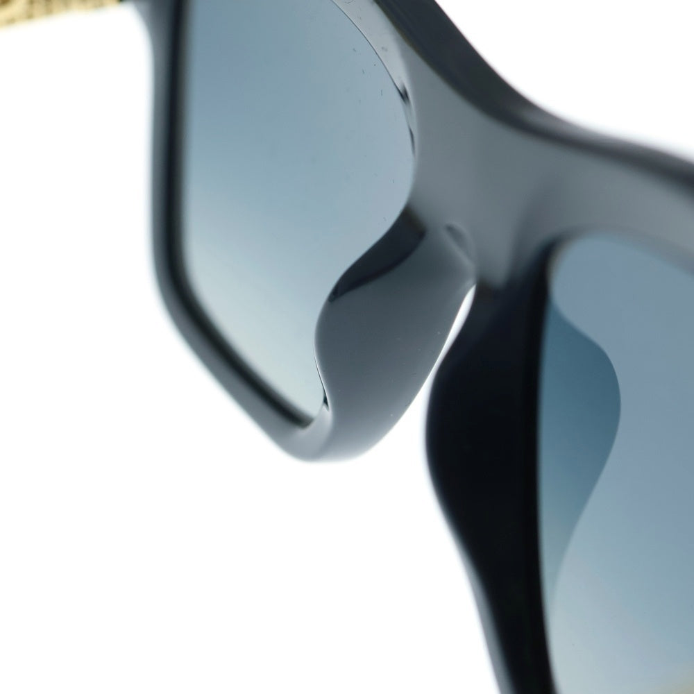 CHANEL(シャネル) ココマークテンプル スクエアフレーム カラーレンズサングラス アイウェア 5533-A ブルー/ブラック/ゴールド