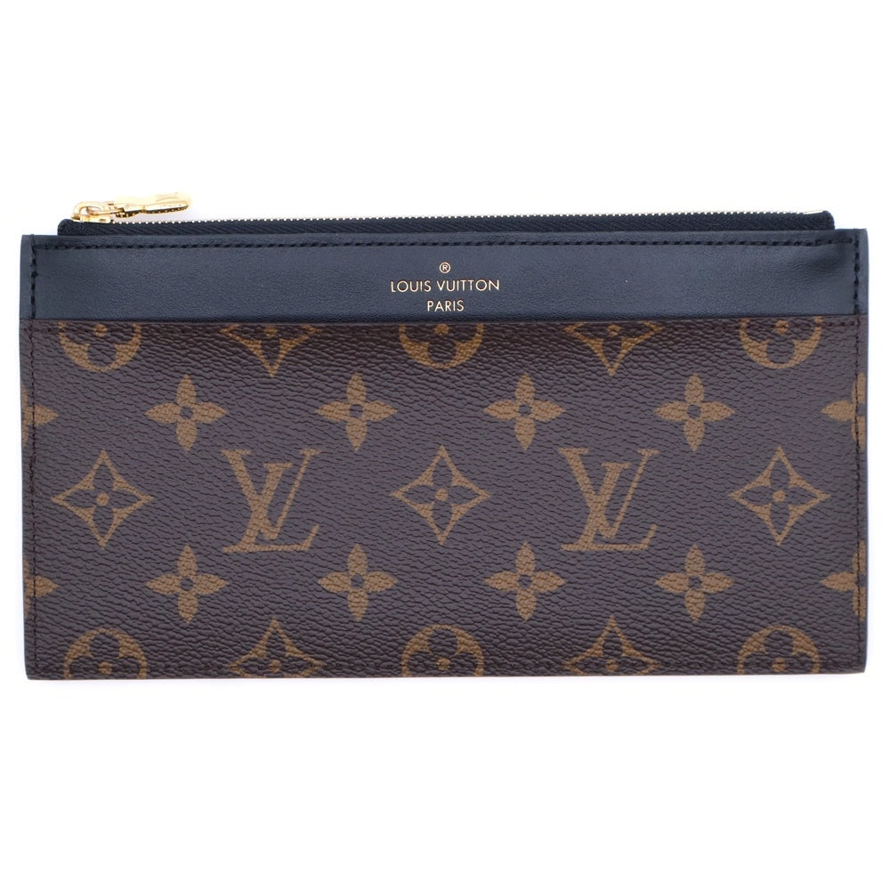 LOUIS VUITTON(ルイヴィトン) モノグラム スリムパース ブラウン PVC M80348 ICタイプ