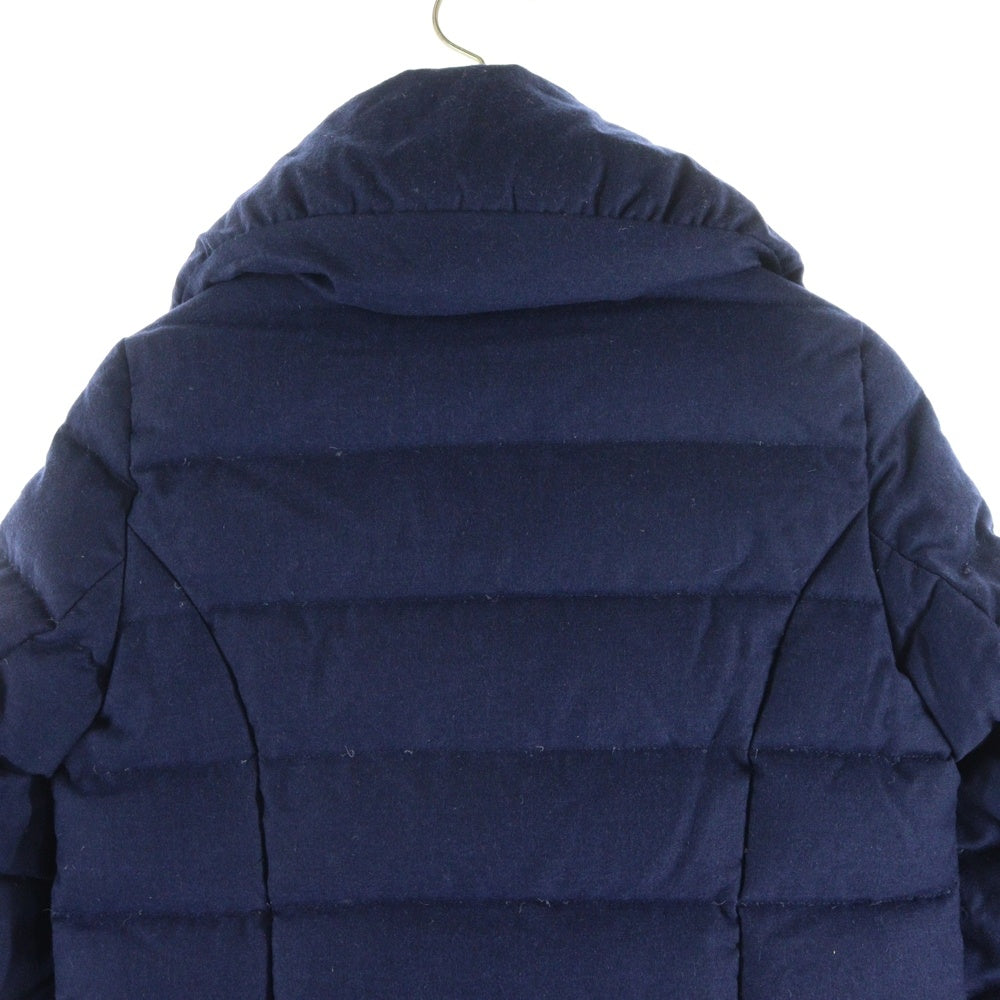 TATRAS(タトラス) MADDALENA マッダレーナ ウール スナップボタン ダウン ロング ジャケット コート ネイビー レディース LTA16A4501