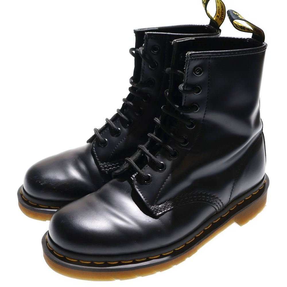 Dr.Martens(ドクターマーチン) 1480 8ホール レザー レースアップ ハイカットシューズ ショートブーツ ブラック レディース