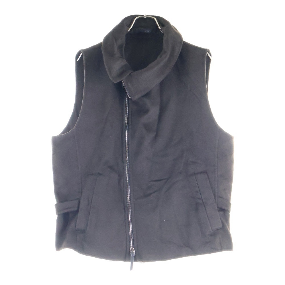 GIORGIO ARMANI(ジョルジオアルマーニ) ベルト付ジップアップカシミヤベスト ブラウン 9WGGK014 T0184