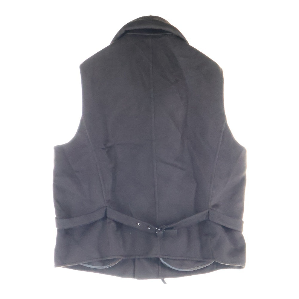 GIORGIO ARMANI(ジョルジオアルマーニ) ベルト付ジップアップカシミヤベスト ブラウン 9WGGK014 T0184