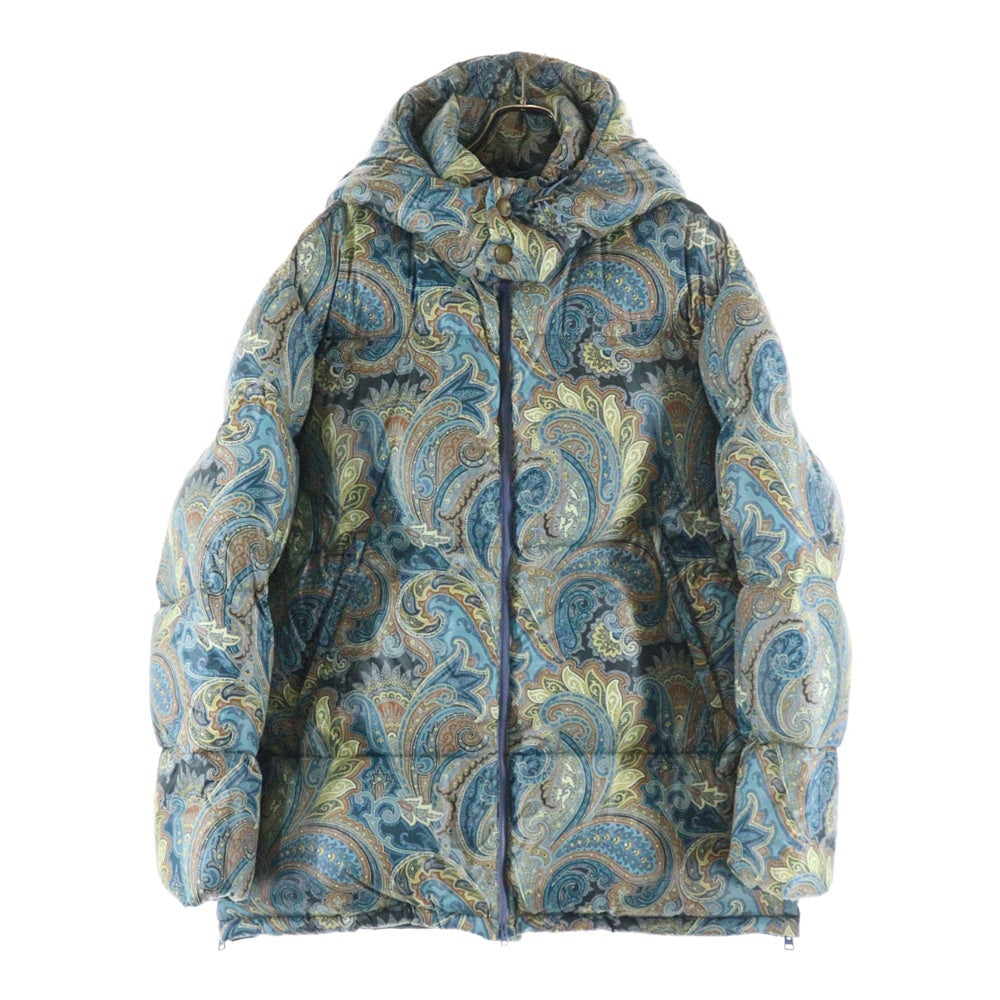 ETRO(エトロ) ペイズリー総柄 フーデッドダウンジャケット マルチカラー U21 1S956 5561