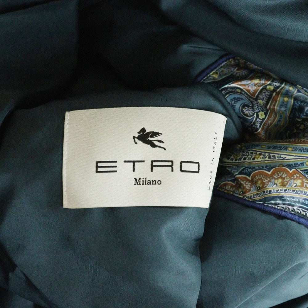 ETRO(エトロ) ペイズリー総柄 フーデッドダウンジャケット マルチカラー U21 1S956 5561