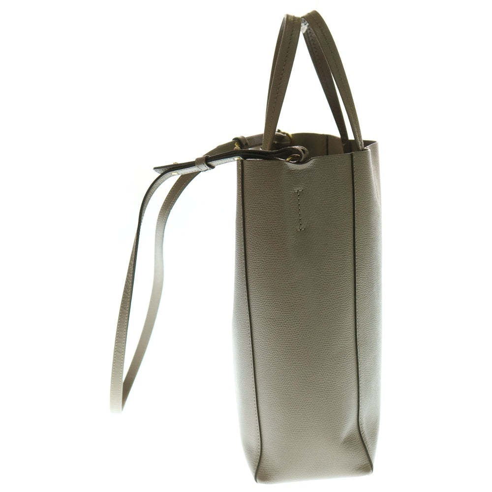 CELINE(セリーヌ) バーティカルカバ スモール 2WAYベージュバッグ トートバッグ ハンドバッグ ショルダーバッグ ベージュ レザー ゴールド金具