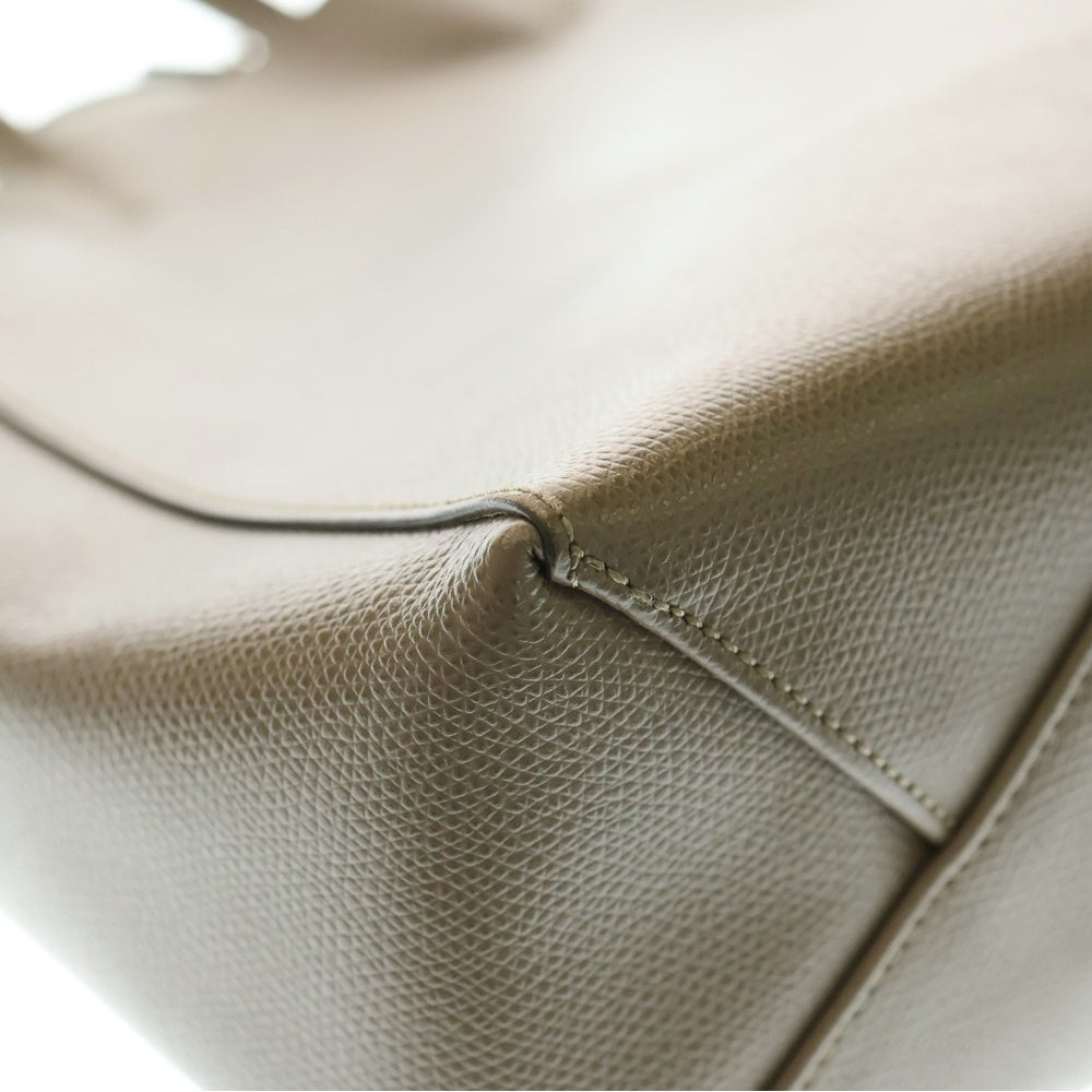 CELINE(セリーヌ) バーティカルカバ スモール 2WAYベージュバッグ トートバッグ ハンドバッグ ショルダーバッグ ベージュ レザー ゴールド金具