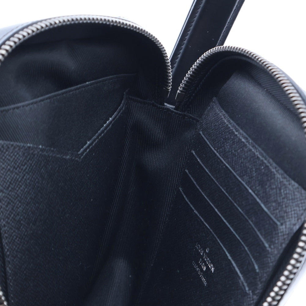 LOUIS VUITTON(ルイヴィトン) モノグラムエクリプス ボックス クラッチバッグ セカンドバッグ ブラック PVC M61872 シルバー金具