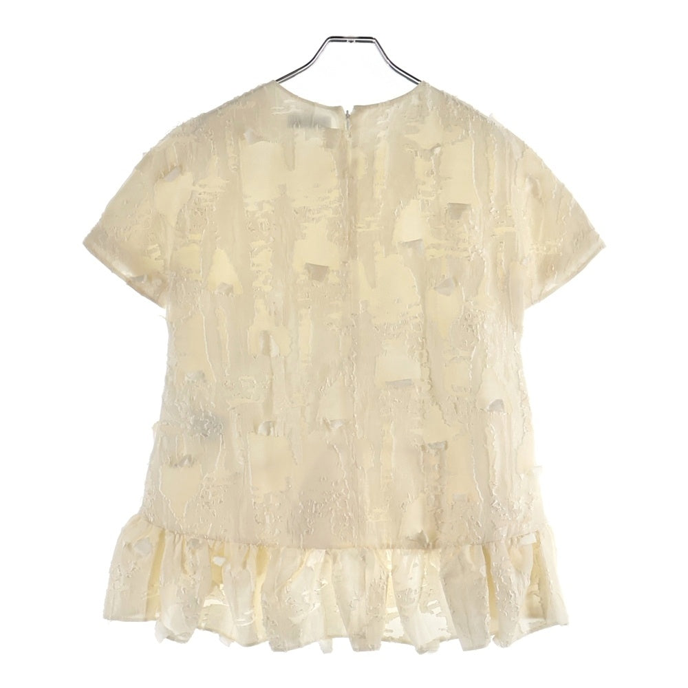 BALENCIAGA(バレンシアガ) トップス アイボリー シルク #34 426486