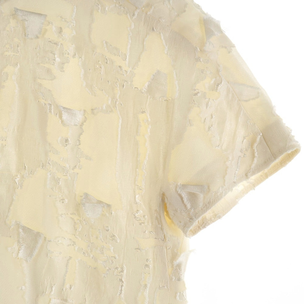 BALENCIAGA(バレンシアガ) トップス アイボリー シルク #34 426486