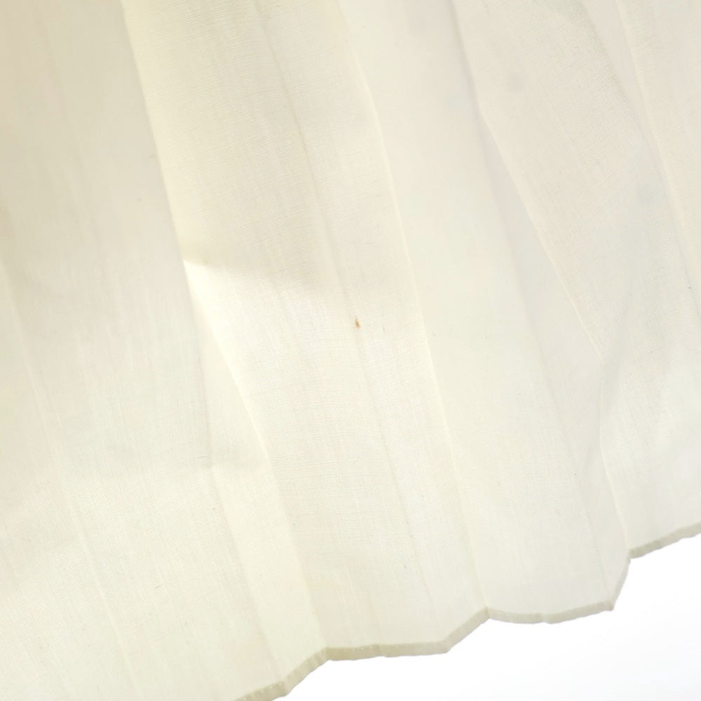 Sacai(サカイ) プリーツ ラップデザイン レイヤード ミディアム フレア スカート ホワイト レディース 16ー02586