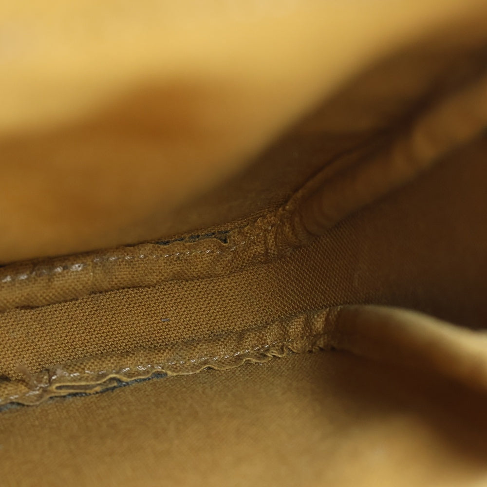 CELINE(セリーヌ) トリオンフ ミニポケット メッセンジャーバッグ ショルダーバッグ ミニバッグ ブラック×ブラウン ゴールド金具