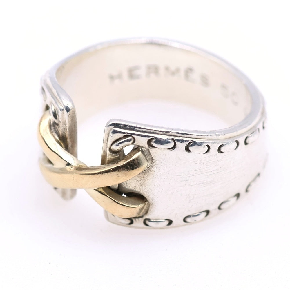 HERMES(エルメス) メキシコリング 指輪 シルバー SV925/K18YG