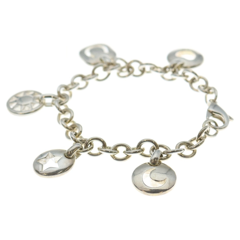 TIFFANY & Co.(ティファニー) SV925 5チャーム ブレスレット チェーン シルバー