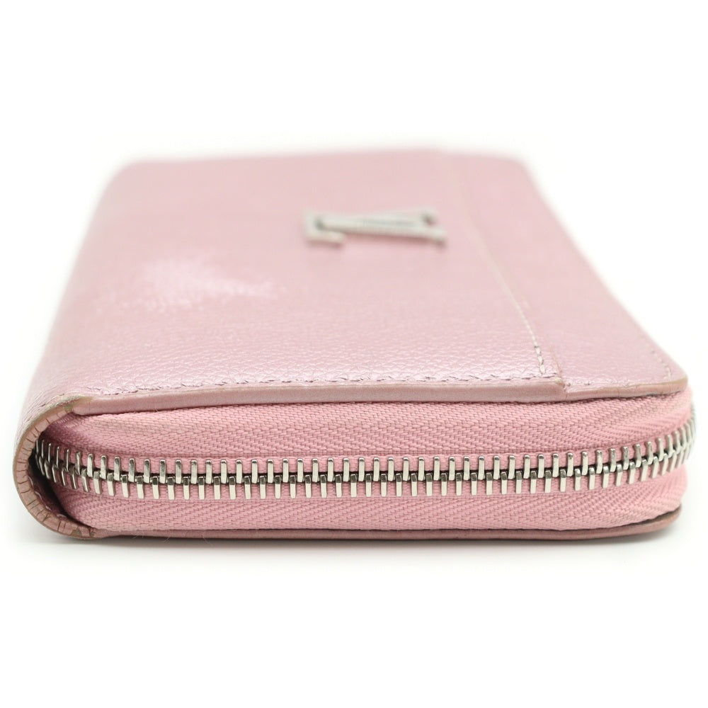 LOUIS VUITTON(ルイヴィトン) ジッピーロックミー クリスタルローズ ロングウォレット 長財布 メタリックピンク M69812 シルバー金具