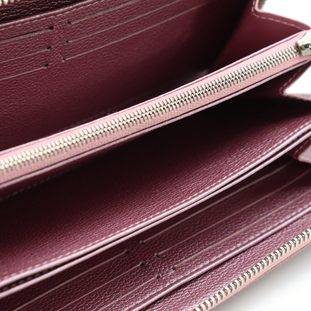 LOUIS VUITTON(ルイヴィトン) ジッピーロックミー クリスタルローズ ロングウォレット 長財布 メタリックピンク M69812 シルバー金具