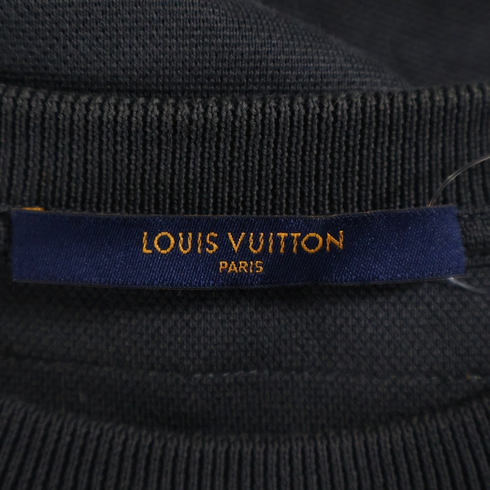 LOUIS VUITTON(ルイヴィトン) 20SS ノートルダム刺繍 コットン クルーネック 半袖Tシャツ カットソー グレー RM201 TCE HIY89W