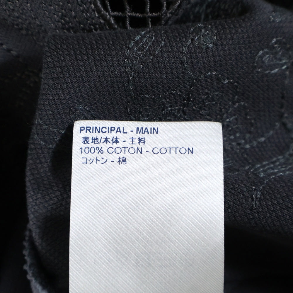 LOUIS VUITTON(ルイヴィトン) 20SS ノートルダム刺繍 コットン クルーネック 半袖Tシャツ カットソー グレー RM201 TCE HIY89W