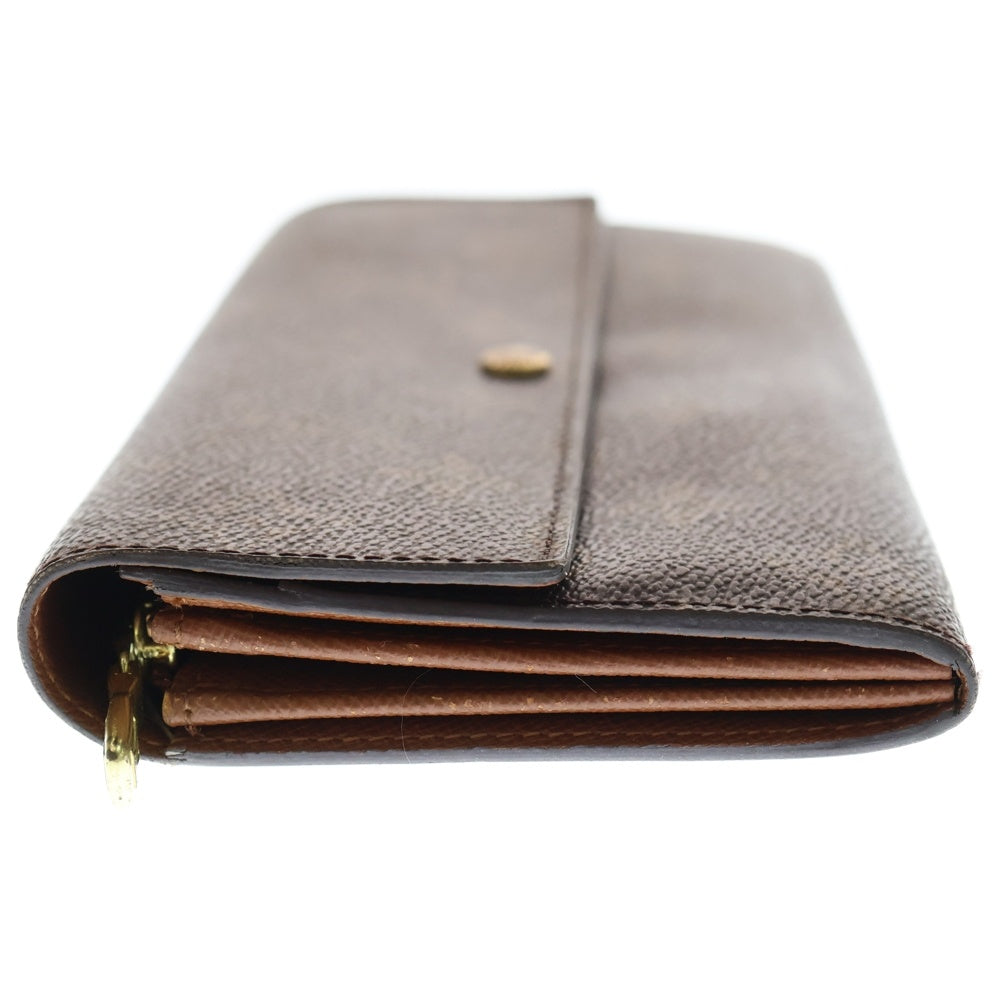 LOUIS VUITTON(ルイヴィトン) モノグラム ポルトフォイユサラ 旧型 ロングウォレット 長財布 カードケース ブラウン PVC M61734 ゴールド金具