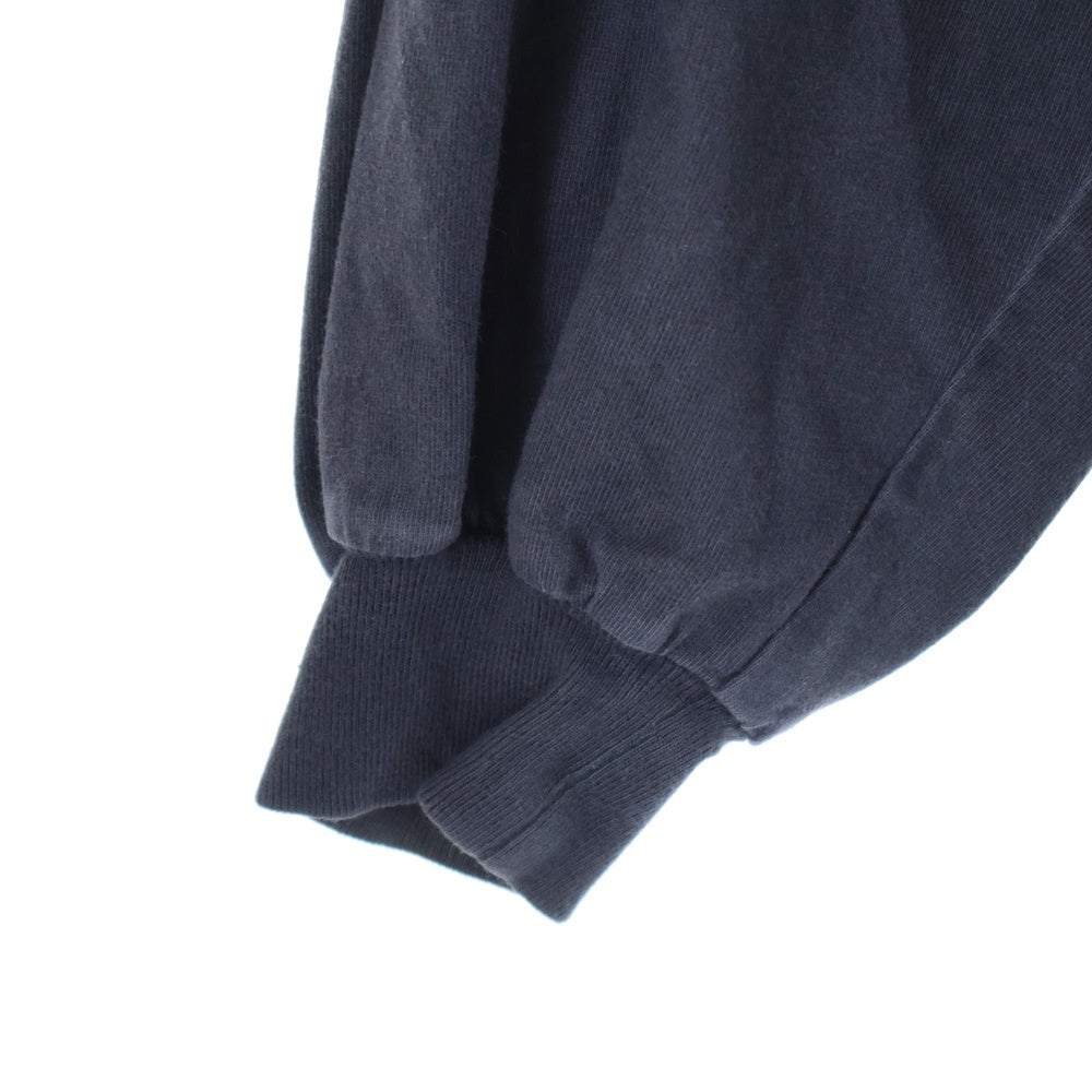 BALENCIAGA(バレンシアガ) 24SS PARIS TROPICAL ROUND バックロゴプリント長袖Tシャツ カットソー ブラック 772208 TPVL9