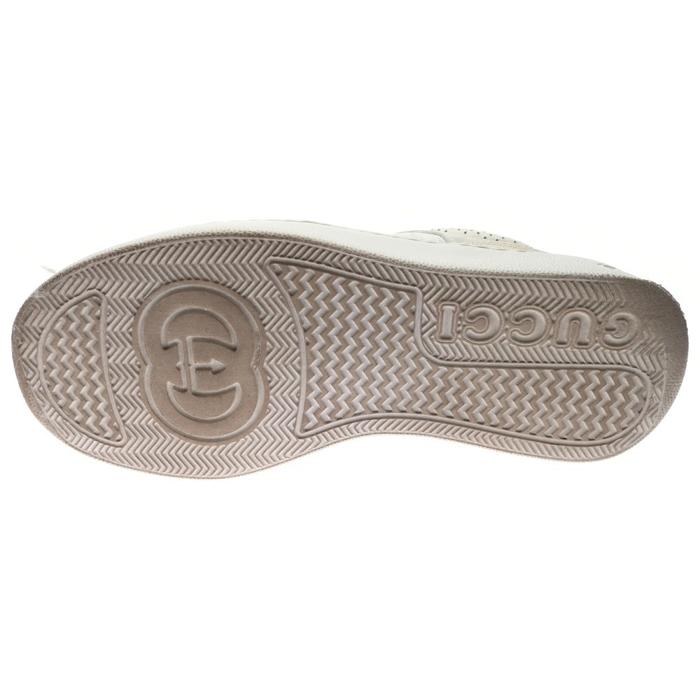 GUCCI(グッチ) GGスプリーム インターロッキングG PVC/レザーローカットスニーカー ホワイト 38 700775 レディース